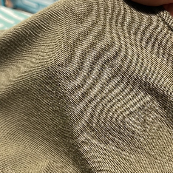 Theory Green Wide Neck Long Sleeve Merino Wool Sweater Size M - Picture 5 of 8